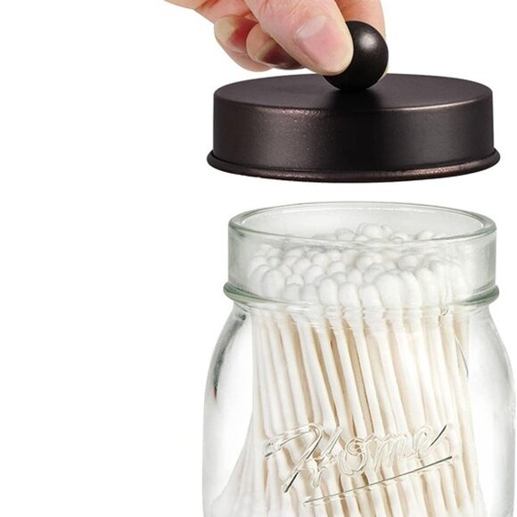 NEW 2Pack Bathroom Organizers and Storage Qtip Holder Bathroom Decorations - Picture 4 of 9